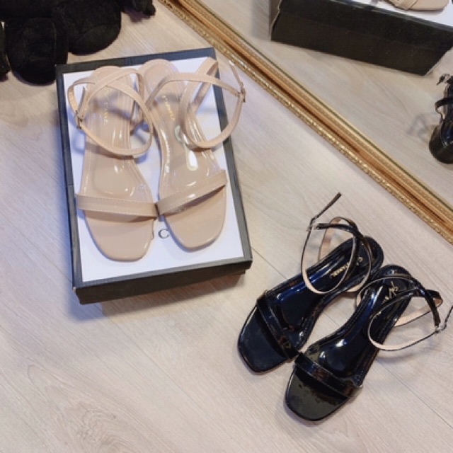 Sandal dép đế bằng quai mảnh 2cm siêu hot mã S14 | BigBuy360 - bigbuy360.vn