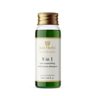 Dầu gội Just Herbs 8 trong 1 nuôi dưỡng tóc Lý Gai & Neem 25ml thumbnail