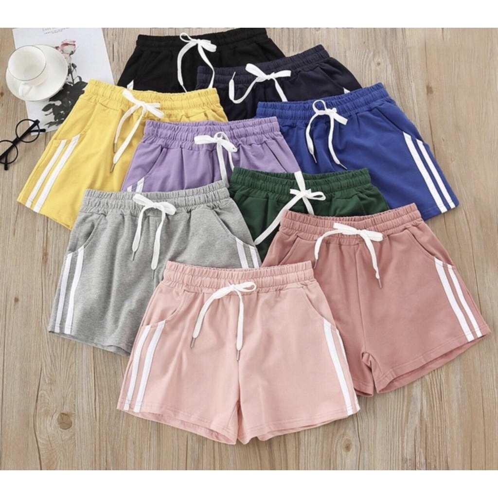 Quần đùi thun nữ cotton co giản 4 chiều