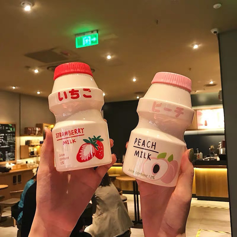 LOẠI Xinh Xắn Thiết Kế Dạng Bình Sữa Phong Cách Hàn Quốc (Bình nhựa trắng)