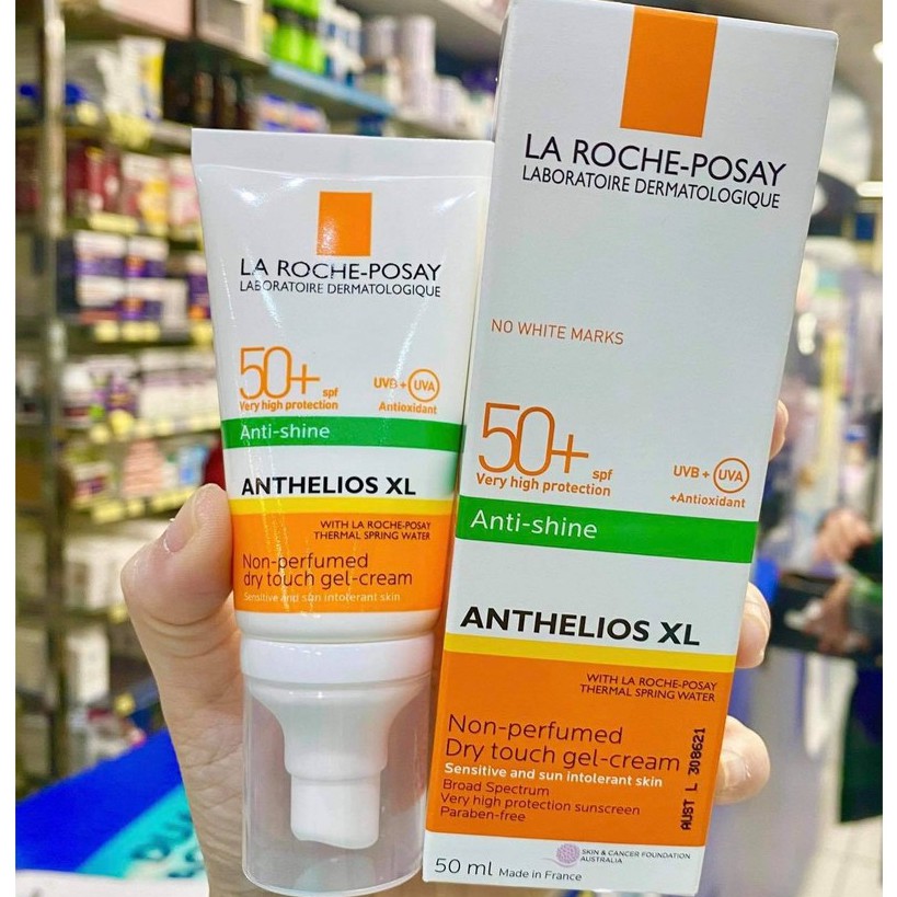 KEM CHỐNG NẮNG KHÔG MÙI LA ROCHE POSAY ANTHELIOS XL DRY TOUCH ANTISHINE SPF50+