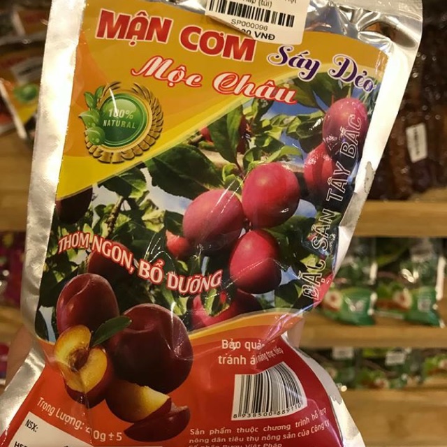 Mận cơm sấy dẻo mộc châu