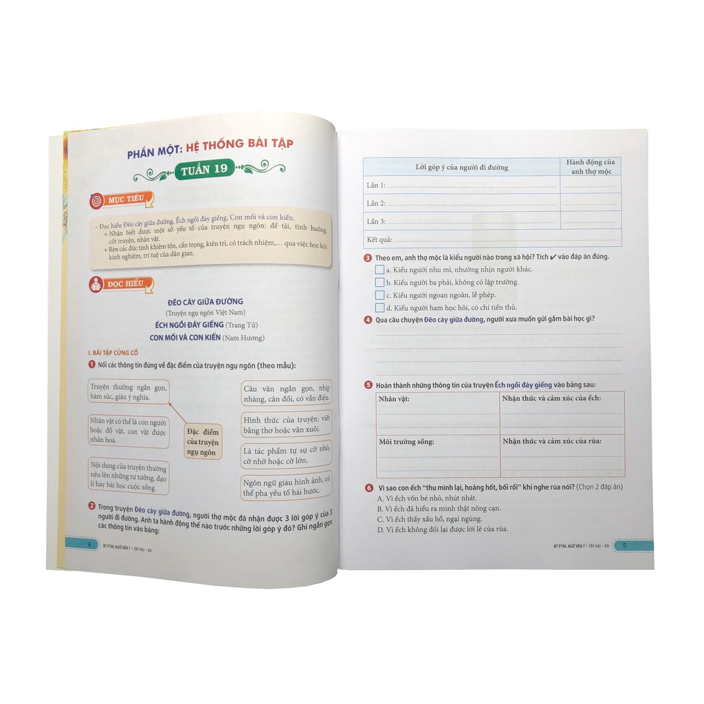 Sách Bài tập phát triển năng lực Ngữ Văn 7 Tập 2