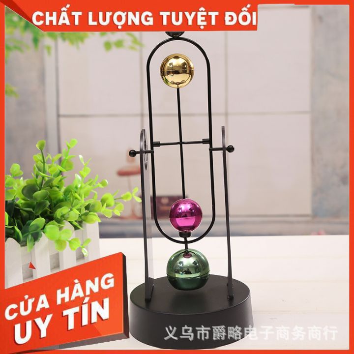 Con lắc Newton dao động vĩnh viễn  phiên bản Quả Cầu K503, đồ chơ trang trí để bàn làm việc XẢ STRESS hiệu quả.