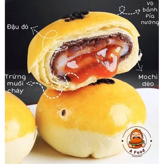 Bánh Liu Pía Trứng chảy Đậu Đỏ