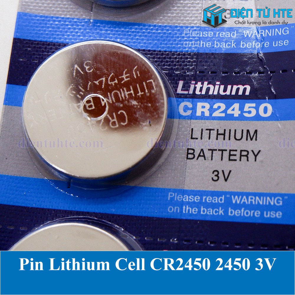 Pin Lithium Cell CR2430 2430 - CR2450 2450 3V
