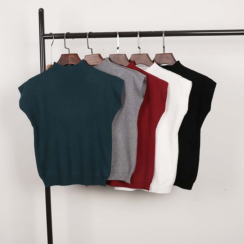 Áo Len Nữ Cộc Tay Form Thụng Mềm Mịn - Áo len Cổ 3 Phân Vai Hến Thời Trang Hàng Quảng Châu Cao Cấp - A309