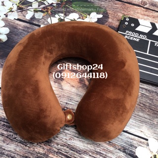 GỐI CHỮ U (mút cao su non )