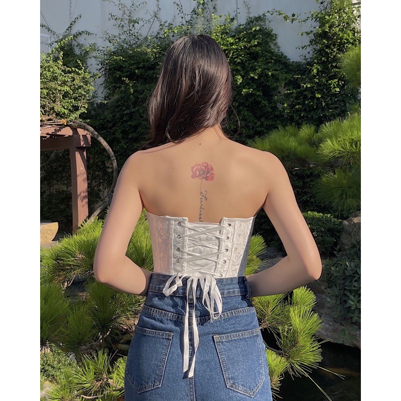 Áo corset định hình dáng nâng ngực thắt eo Lily Corset
