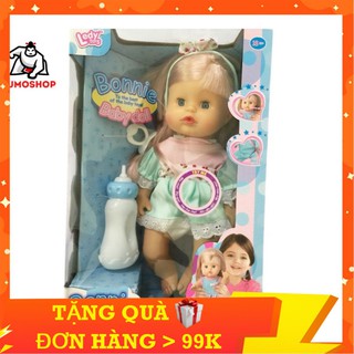 Đồ Chơi Búp Bê Bình Sữa Bé Gái Thiết Kế Dễ Thương, Có Âm Thanh Bé Sơ Sinh, Thiết Kế Xinh Xắn Ngộ Ngĩnh - SUMOSHOP68