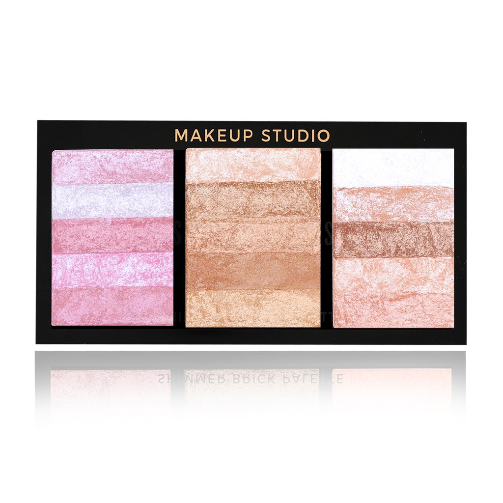 Phấn má hồng 15 màu dạng bột sivanna Thái lan Odbo It's A Must Love Highlight X Shimmer Palette