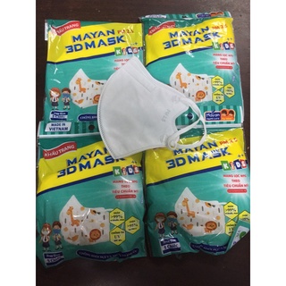 Khẩu trang em bé, trẻ em, mayan 3d mask kids pm2.5