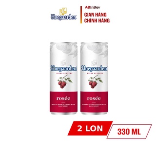 Bia Hoegaarden Rosée Hương Vị Trái Cây 2 Lon
