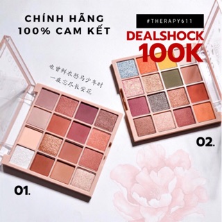 ..::✨bảng phấn mắt tutu kaqi color 16 màu kết hợp trang điểm lâu trôi thời trang✨::..
