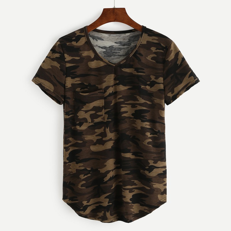 Áo thun hoạ tiết camo