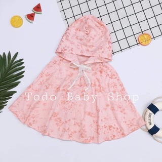 Áo chống nắng cánh dơi cho bé