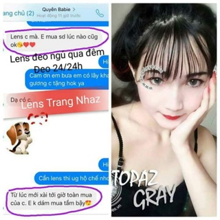 LENS ANGEL EYES-  CAO CẤP ĐEO 24 TIẾNG-  BẢO VỆ MẮT