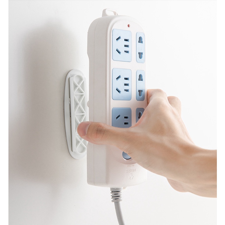Giá đỡ dán tường - Móc dán tường siêu bền treo ổ cắm điện,cục phát Wifi