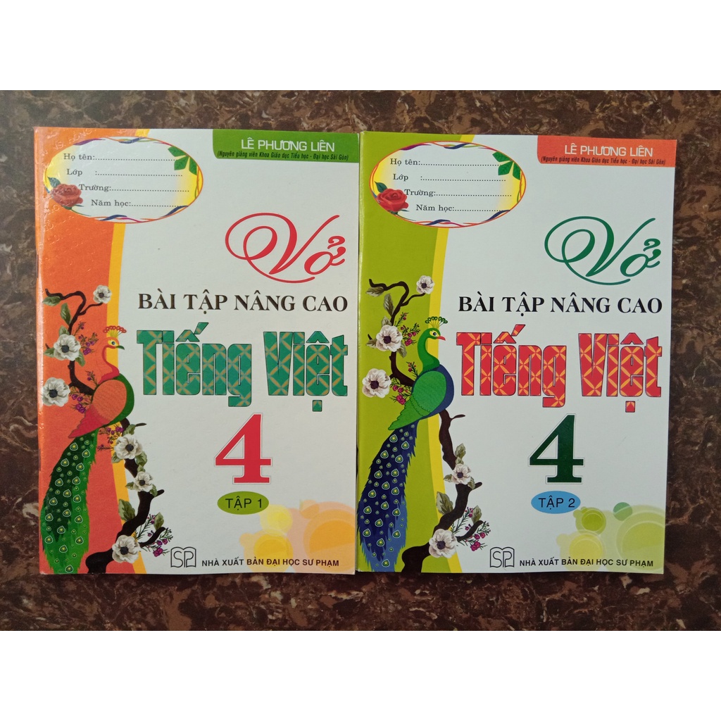 Sách - Combo Vở Bài Tập Nâng Cao Tiếng Việt 4 (Tập 1 + Tập 2)