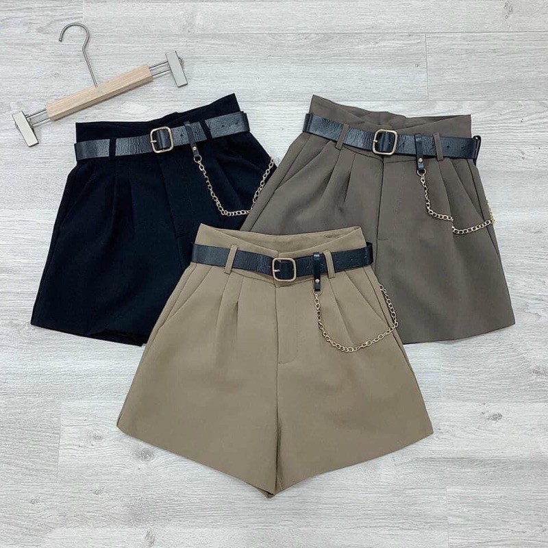 Quần short kèm đai quảng châu