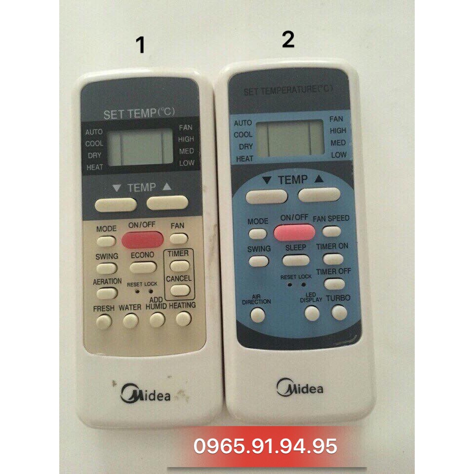 Khiển điều hòa MIDEA