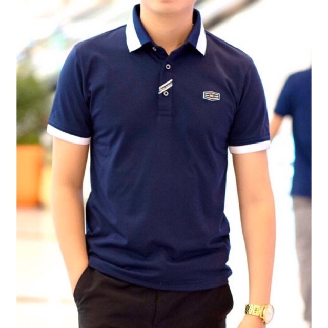 Áo thun nam cổ bẻ from body TD0108