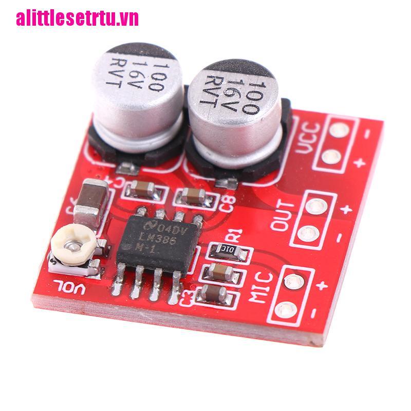 Bảng Mạch Khuếch Đại Âm Thanh Micro DC 5V-12V LM386 200