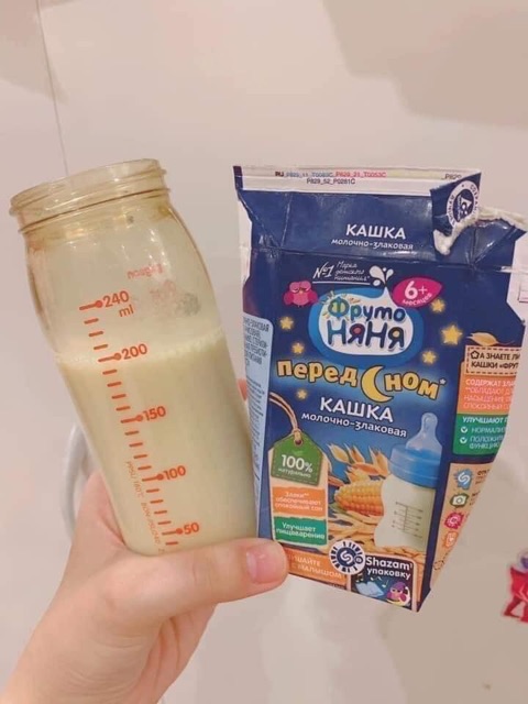 [Date 6/2022- Mẫu mới] Sữa nước Fruto 200ml - hàng Nội Địa Nga