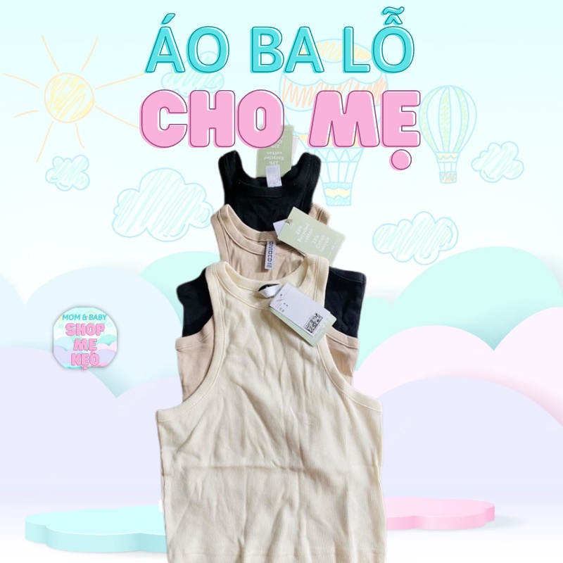 áo ba lỗ hm cho mẹ