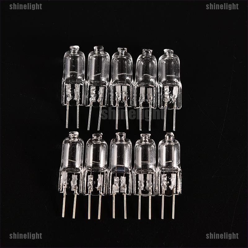Set 10 bóng đèn halogen G4 Jc 12v 10w