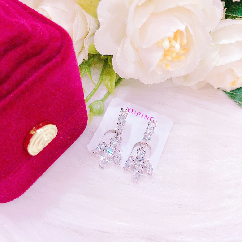 Bông tai nữ GADO mạ vàng mạ bạch kim cherry phong cách Hàn Quốc B027