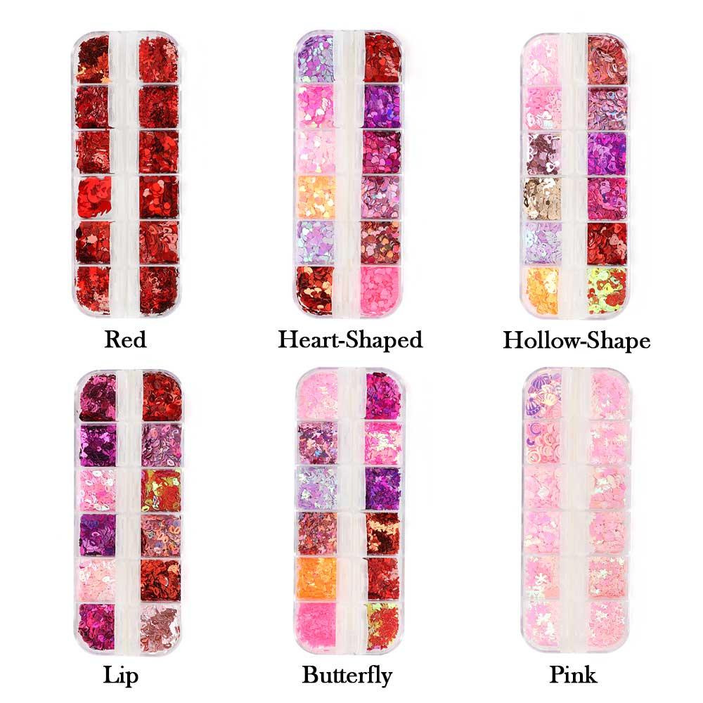 .Bột Kim Tuyến 3D Lấp Lánh Dùng Trang Trí Móng Nghệ Thuật DIY