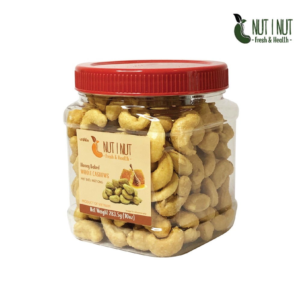 Hạt điều NUT I NUT sấy mật ong hũ 283.5 gram