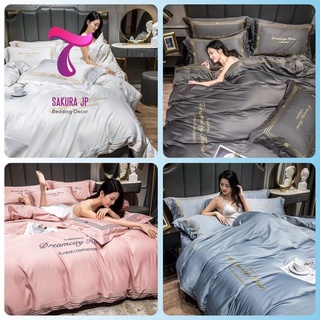 Hàng mới- chăn ga gối lụa 60s dreamcity home cao cấp - bst chăn ga gối lụa - tencel - cotton