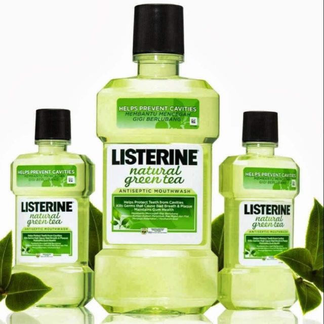 Nước súc miệng ngừa sâu răng Listerine trà xanh 750ml