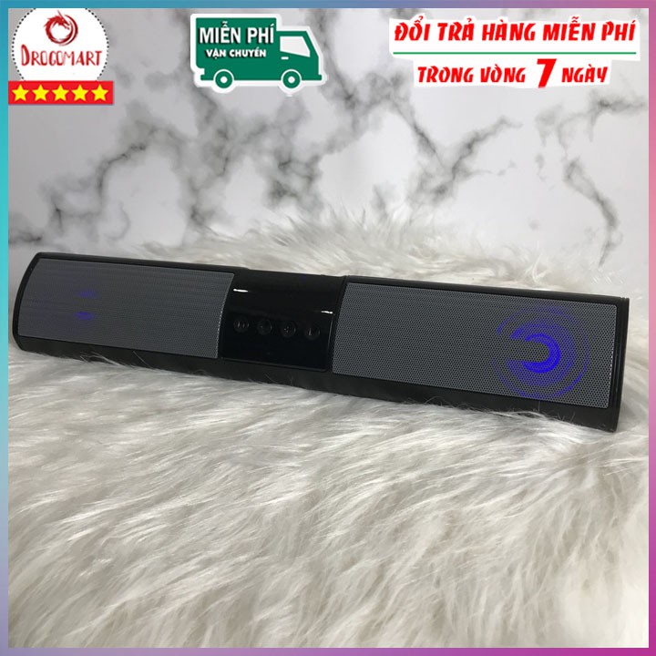 Loa bluetooth speaker A2 dáng dài 2 loa cực đỉnh, kiểu dáng sang trọng hỗ trợ thẻ nhớ, đài FM