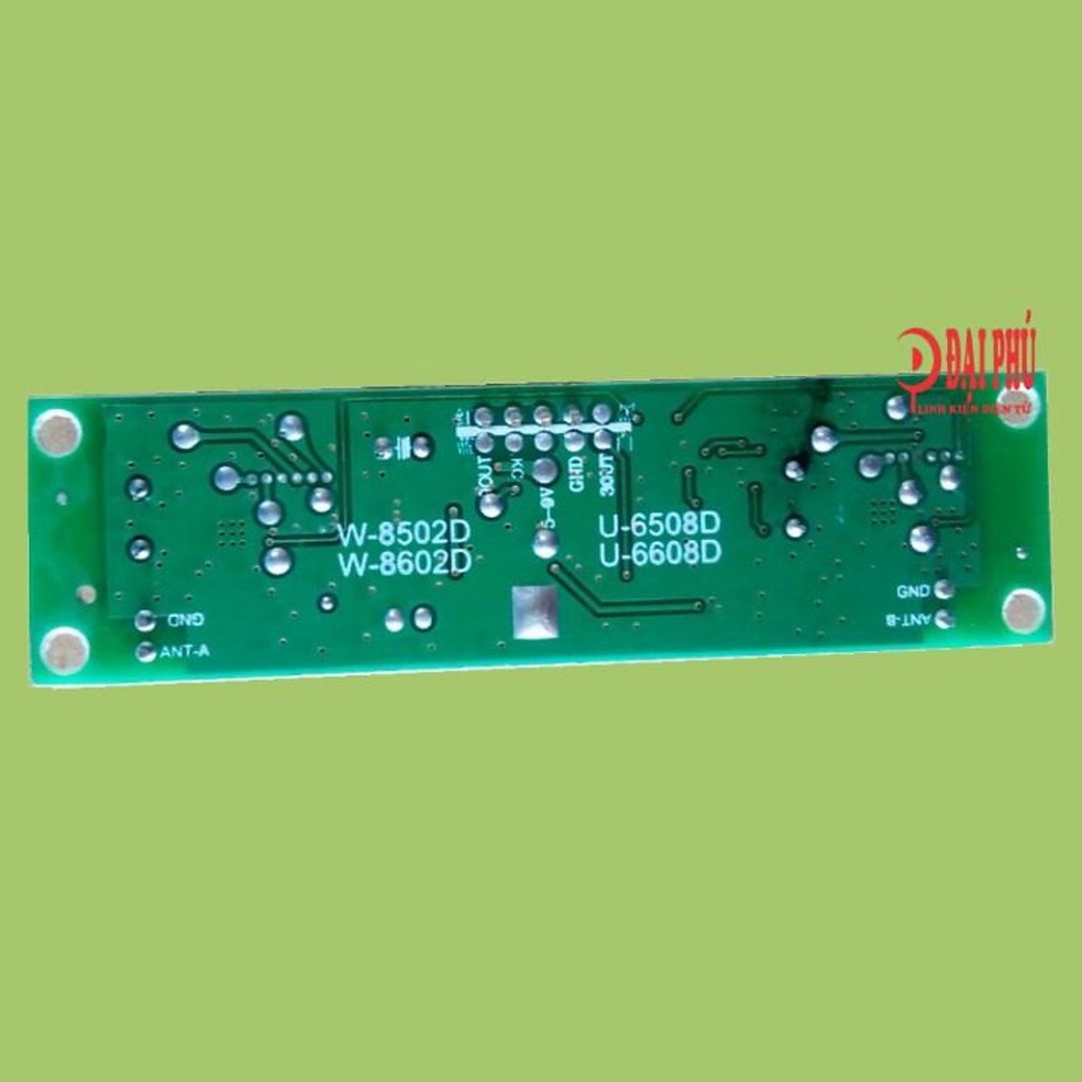 Micro loa kéo Sóng UHF - Bộ 2 micro cho loa kéo trắng bo mạch rời.