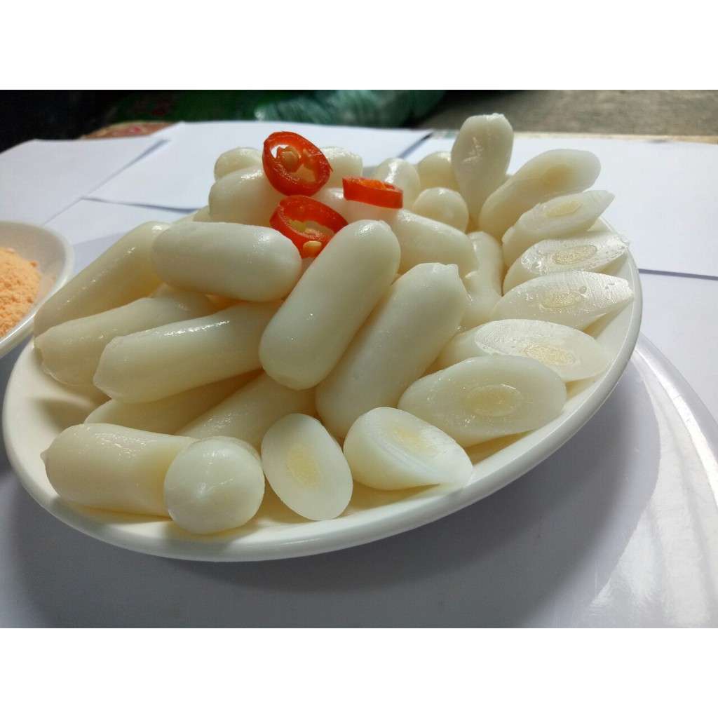 1kg bánh gạo +500g bánh gạo nhân phô mai+200g sốt+100g bột phô mai