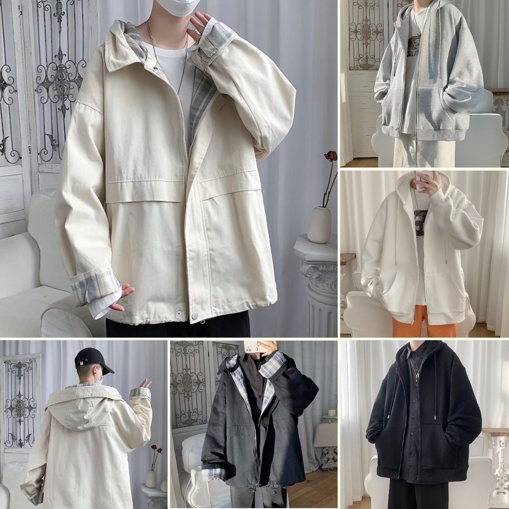Áo khoác hoodie Unisex áo khoác bomber nam nữ áo khoác nam form rộng áo khoác có mũ áo khoác nam đẹp áo khoác bomber jacket