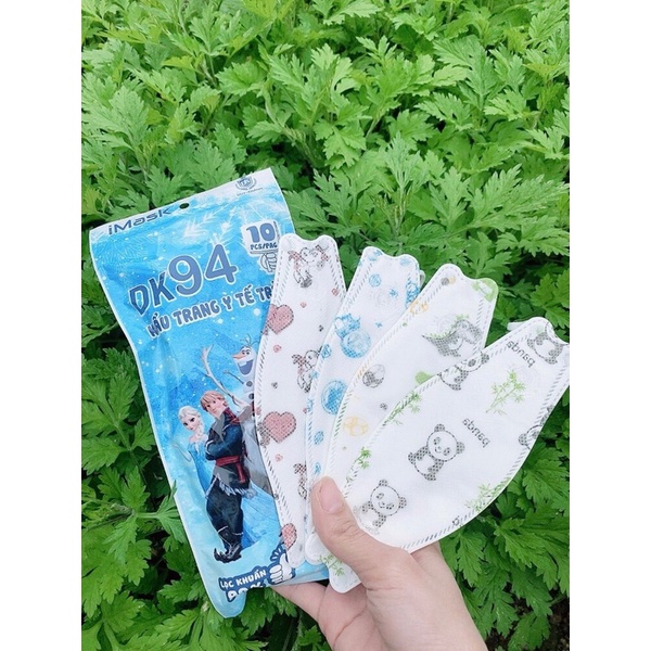 gói 10c khẩu trang 4d cho bé 4-10t DK Duy Khánh
