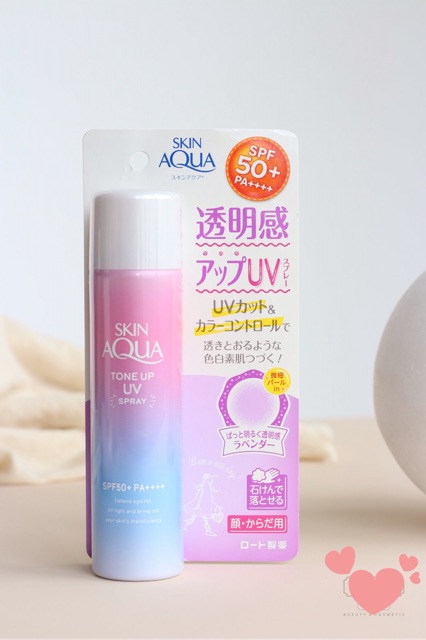 XỊT CHỐNG NẮNG SKIN AQUA TONE UP UV SPF50+PA+++ 70g