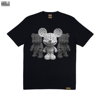 1n3p /áo thun unisex, áo phông unisex nikolas 100% cotton mickey brain - nikolas 2022！