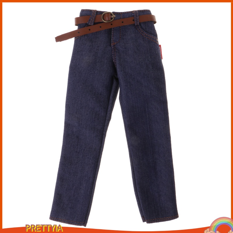 Quần jean dài tỷ lệ 1/6 cho mô hình nhân vật nam 12 inch chất lượng cao