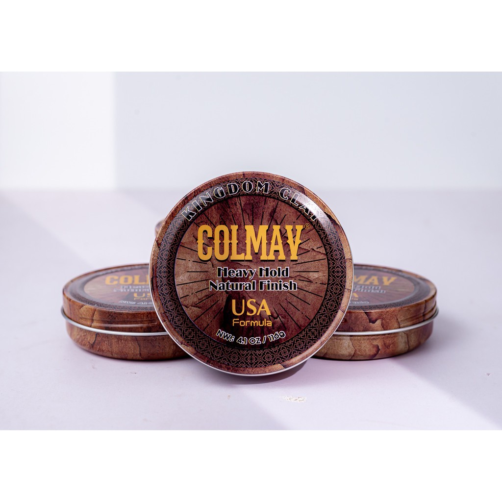 Sáp Vuốt Tóc Giữ Nếp Siêu Cứng Mùi Thơm Colmav Kingdom Clay - 116gr-56gr