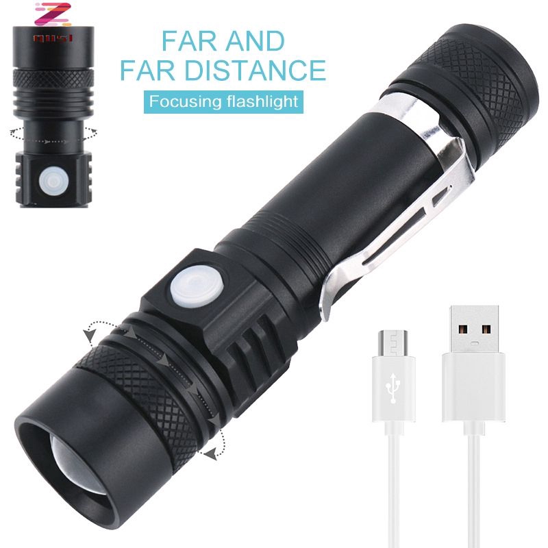 Đèn Pin Led T6 Sạc Usb 18650