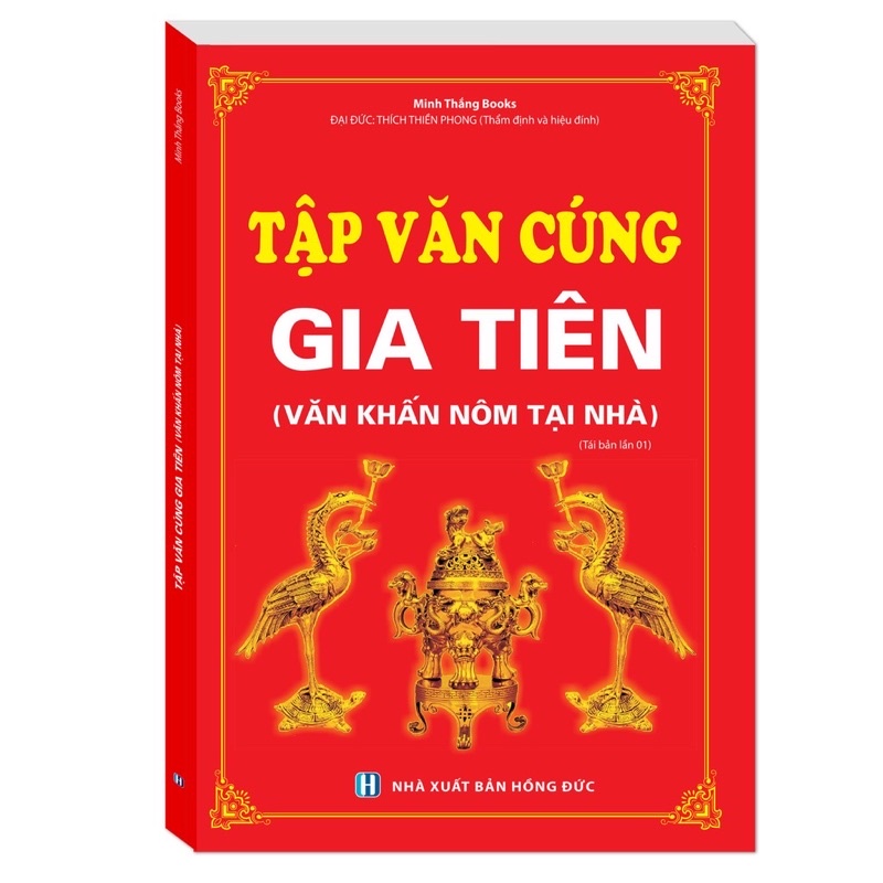 Sách - Tập Văn Cúng Gia Tiên ( Văn Khấn Nôm Tại Nhà )2022