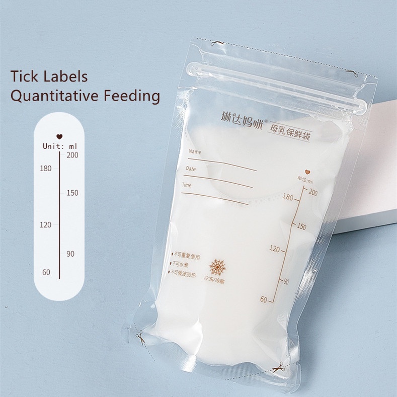 Set 30 Túi Đựng Sữa Mẹ Dung Tích 200ML Tiện Dụng