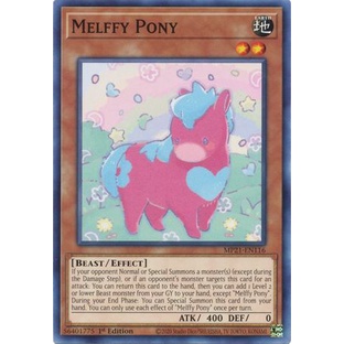 Thẻ bài Yugioh - TCG - Melffy Pony / MP21-EN116'