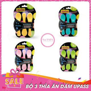 Bộ 3 thìa ăn dặm upass cho bé tập ăn dặm up3174n