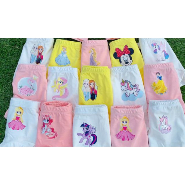 SET 3 QUẦN LÓT ĐÙI BÉ GÁI CAYABE HÌNH NGỰA PONY/ UNICORN